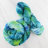 VISIT TO LYME Indie-Dyed Yarn on Squiggle Sock