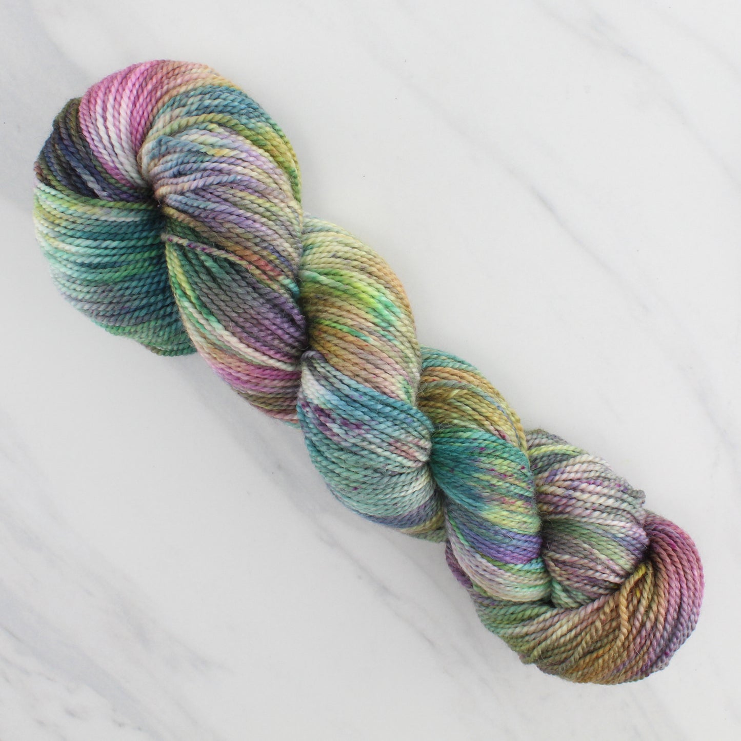 VIVALDI'S AUTUMN Hand Dyed on Buttery Soft DK - Splashed & Speckled Yarn