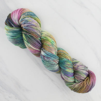 VIVALDI'S AUTUMN Hand Dyed on Buttery Soft DK - Splashed & Speckled Yarn