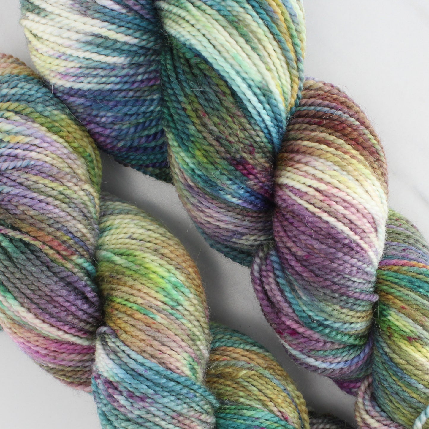 VIVALDI'S AUTUMN Hand Dyed on Buttery Soft DK - Splashed & Speckled Yarn