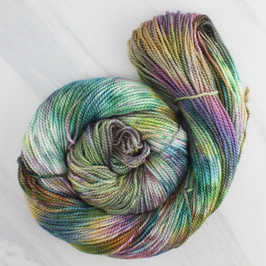VIVALDI'S AUTUMN Hand Dyed on Buttery Soft DK - Splashed & Speckled Yarn