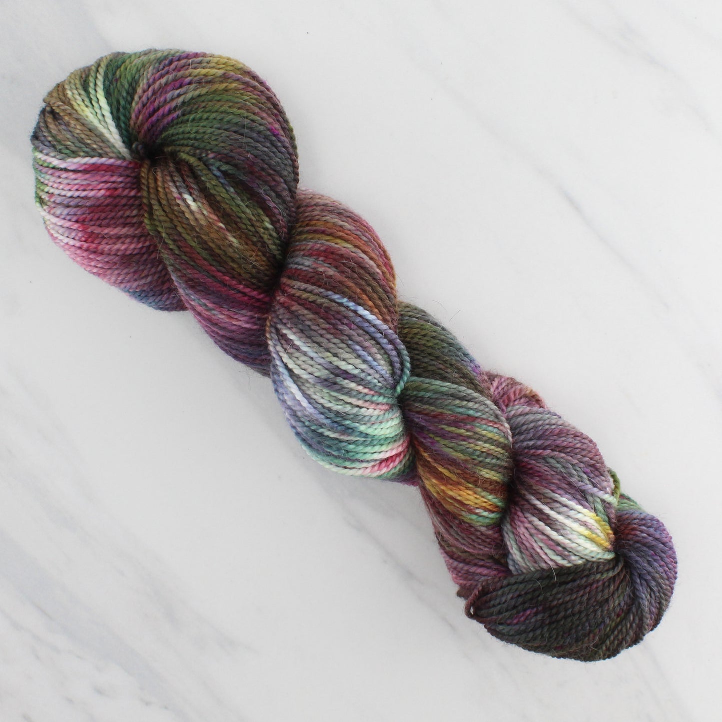 VIVALDI'S WINTER Hand Dyed on Buttery Soft DK - Splashed & Speckled Yarn