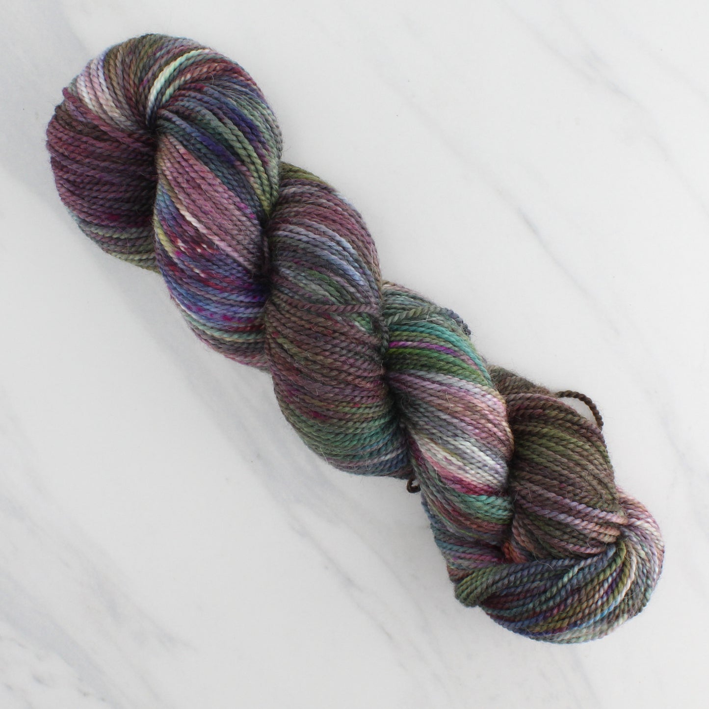 VIVALDI'S WINTER Hand Dyed on Buttery Soft DK - Splashed & Speckled Yarn