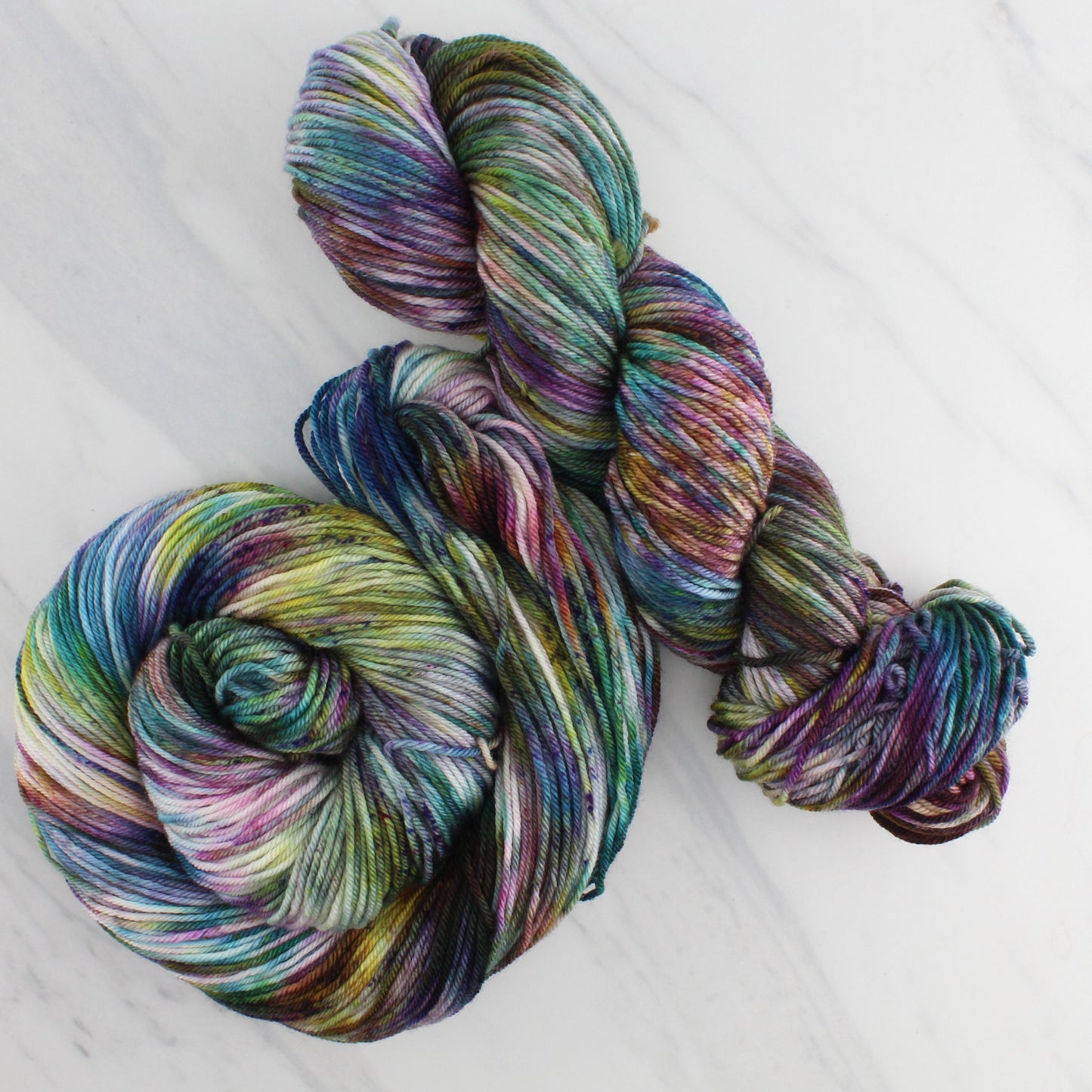 VIVALDI'S AUTUMN Hand Dyed on Squoosh DK - Splashed & Speckled Yarn