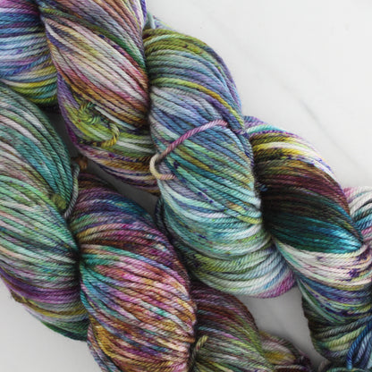 VIVALDI'S AUTUMN Hand Dyed on Squoosh DK - Splashed & Speckled Yarn