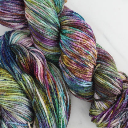 VIVALDI'S AUTUMN Hand Dyed on Squoosh DK - Splashed & Speckled Yarn