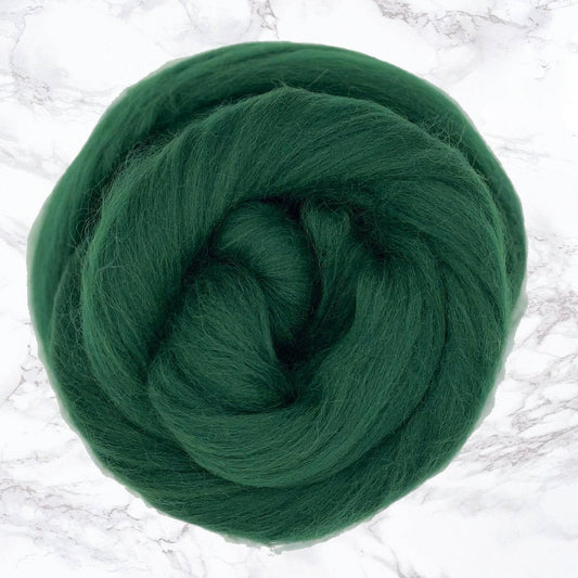 CONIFER - Commercially Dyed 23 Micron Merino Top - 4 Oz
