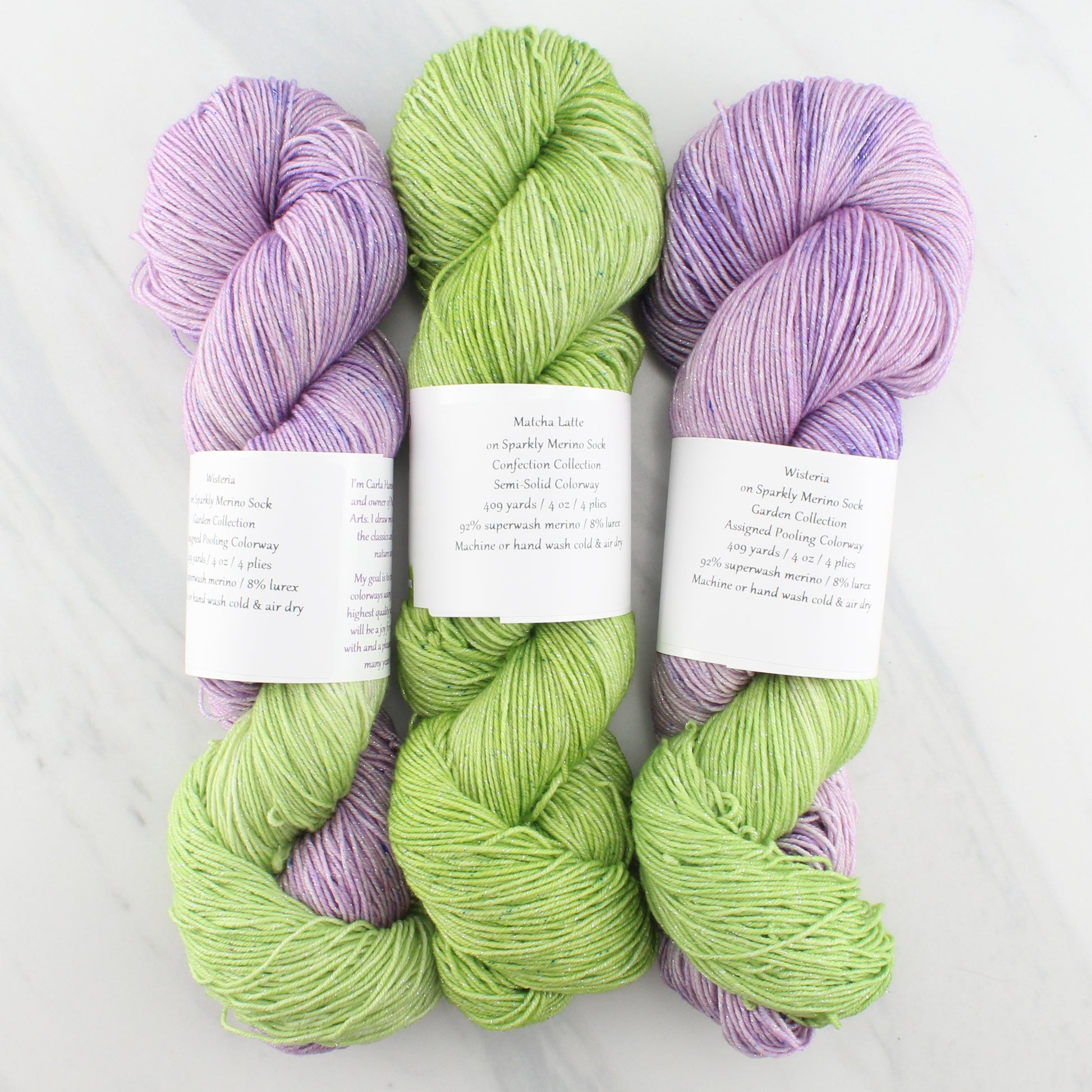 BUDS AND BLOOMS YARN SETS PREORDER for Deborah Bowanko's Buds and Blooms Pattern and KAL - Purple Lamb