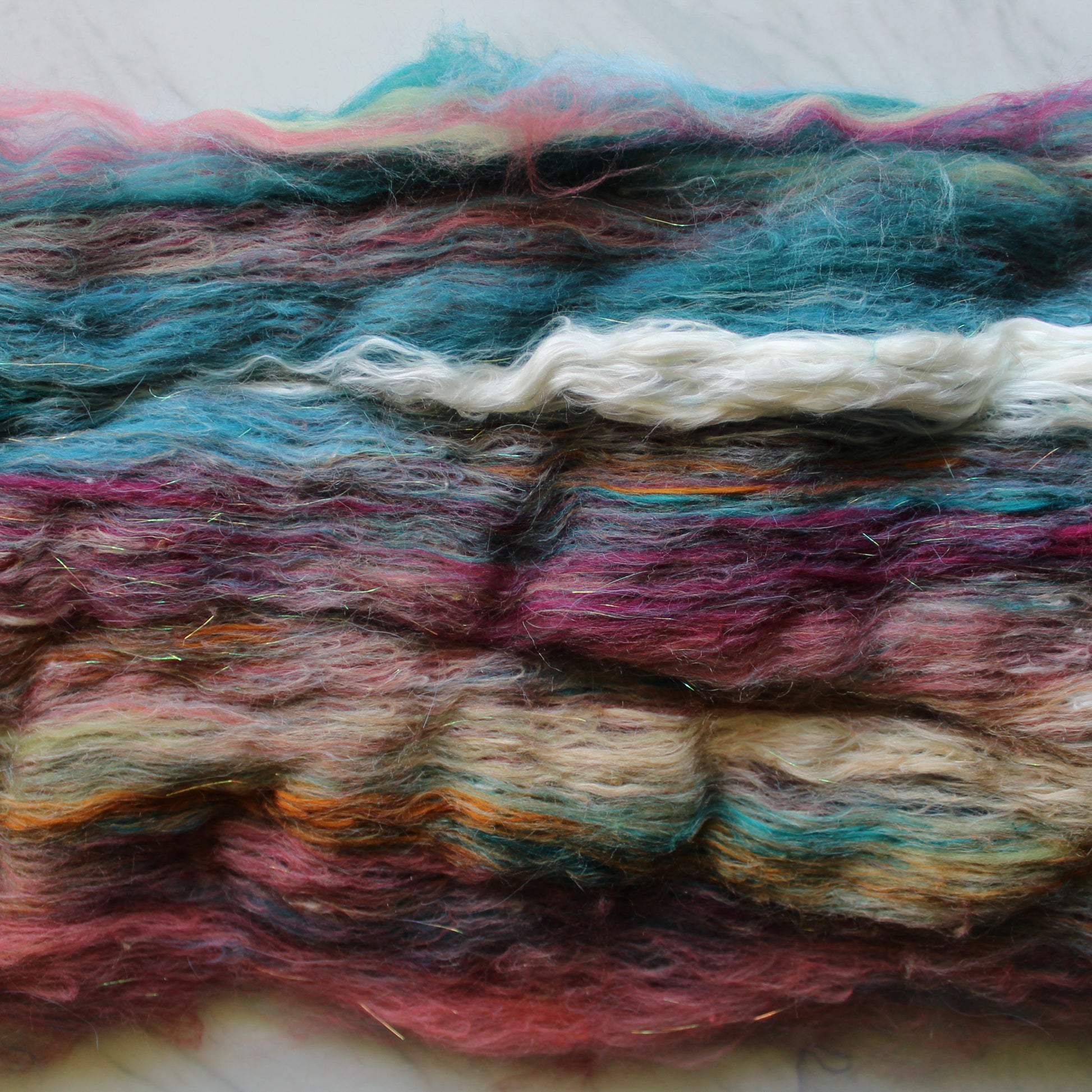 WONDER Art Batts to Spin and Felt - Purple Lamb