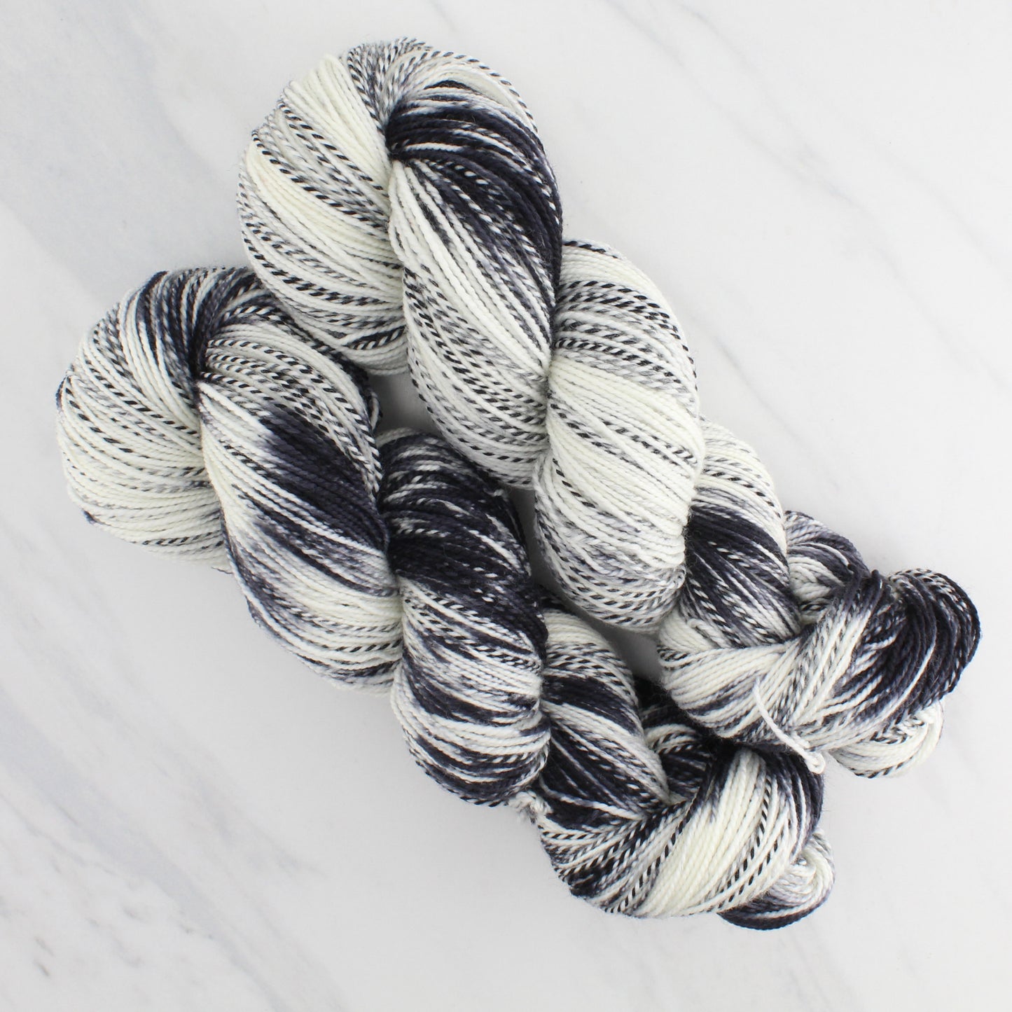 ZEBRA LONGWING BUTTERFLY Hand-Dyed on Stained Glass Fingering