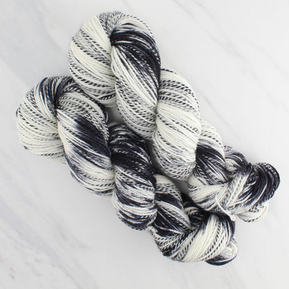 ZEBRA LONGWING BUTTERFLY Hand-Dyed on Stained Glass Fingering