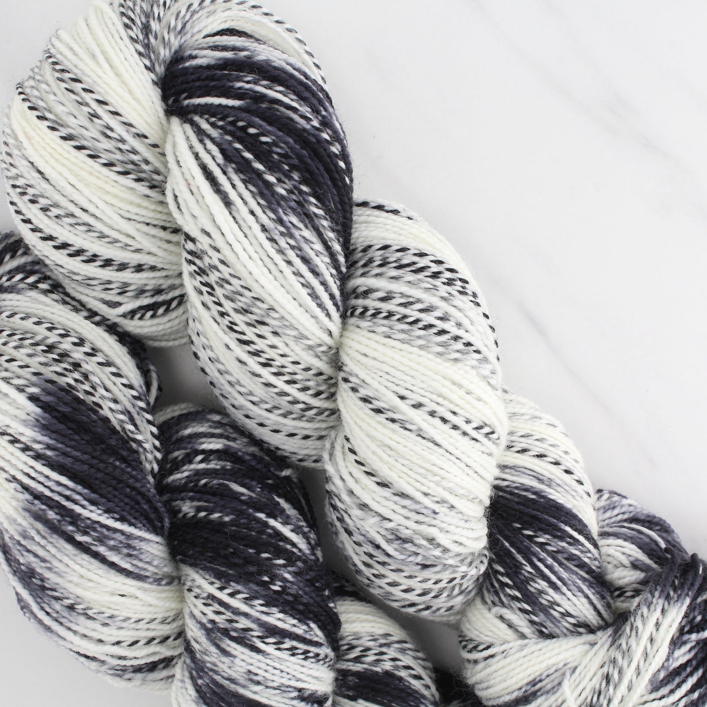 ZEBRA LONGWING BUTTERFLY Hand-Dyed on Stained Glass Fingering