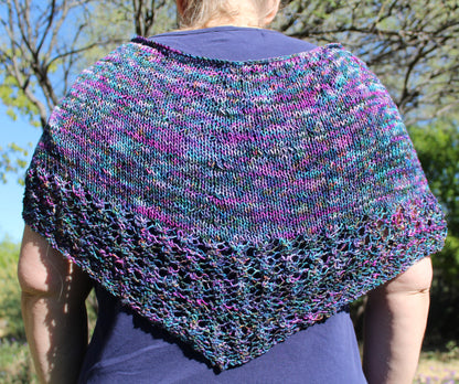 BEAUTIFUL UNIVERSE Hand Dyed on Stained Glass Fingering - Splashed & Speckled Yarn