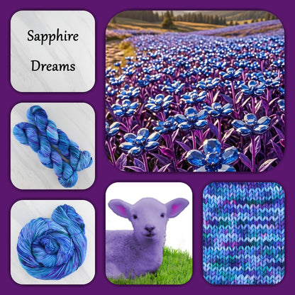SAPPHIRE DREAMS - Yarn Dyed to Order