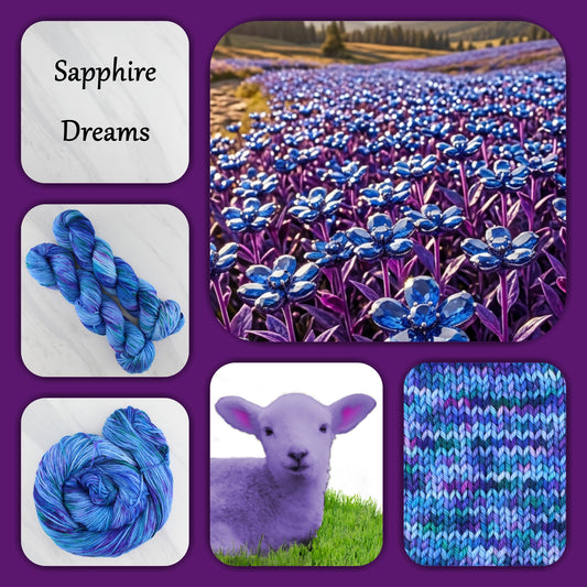 SAPPHIRE DREAMS - Yarn Dyed to Order