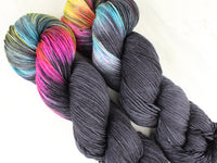 A LIGHT IN DARK PLACES Indie-Dyed Yarn on Sock Perfection - Purple Lamb