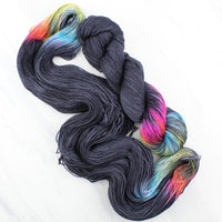 A LIGHT IN DARK PLACES Indie-Dyed Yarn on Sock Perfection - Purple Lamb