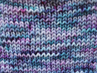A LITTLE PRINCESS on Sparkly Merino Sock - Purple Lamb