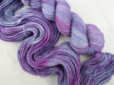 A LITTLE PRINCESS Hand-Dyed Yarn on Buttery Soft DK - Purple Lamb