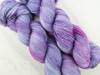 A LITTLE PRINCESS Hand-Dyed Yarn on Buttery Soft DK - Purple Lamb