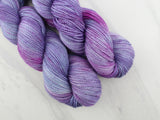 A LITTLE PRINCESS Hand-Dyed Yarn on Buttery Soft DK - Purple Lamb