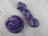 A LITTLE PRINCESS Hand-Dyed Yarn on Buttery Soft DK - Purple Lamb