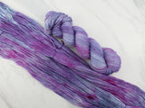 A LITTLE PRINCESS Hand-Dyed Yarn on Buttery Soft DK - Purple Lamb