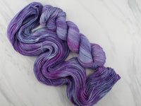 A LITTLE PRINCESS Hand-Dyed Yarn on Buttery Soft DK - Purple Lamb
