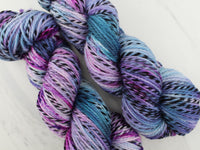 A LITTLE PRINCESS Hand-Dyed Yarn on Stained Glass DK - Purple Lamb