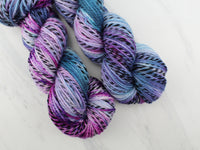 A LITTLE PRINCESS Hand-Dyed Yarn on Stained Glass DK - Purple Lamb