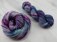 A LITTLE PRINCESS Hand-Dyed Yarn on Stained Glass DK - Purple Lamb