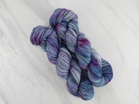 A LITTLE PRINCESS on Stained Glass Sock - Purple Lamb