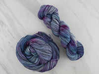 A LITTLE PRINCESS on Stained Glass Sock - Purple Lamb