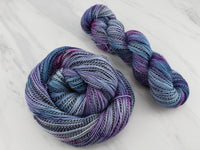 A LITTLE PRINCESS on Stained Glass Sock - Purple Lamb