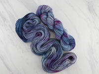 A LITTLE PRINCESS on Stained Glass Sock - Purple Lamb