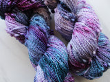 A LITTLE PRINCESS Indie-Dyed Yarn on Squiggle Sock - Purple Lamb