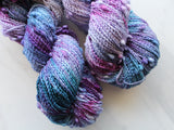 A LITTLE PRINCESS Indie-Dyed Yarn on Squiggle Sock - Purple Lamb