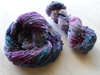 A LITTLE PRINCESS Indie-Dyed Yarn on Squiggle Sock - Purple Lamb