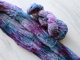 A LITTLE PRINCESS Indie-Dyed Yarn on Squiggle Sock - Purple Lamb