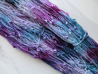 A LITTLE PRINCESS Indie-Dyed Yarn on Squiggle Sock - Purple Lamb