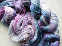 A LITTLE PRINCESS on So Silky Sock - Purple Lamb