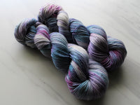 A LITTLE PRINCESS on So Silky Sock - Purple Lamb