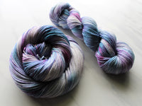 A LITTLE PRINCESS on So Silky Sock - Purple Lamb