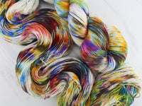 AFREMOV'S FAREWELL TO ANGER Indie-Dyed Yarn on Feather Sock - Purple Lamb