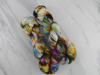 AFREMOV'S FAREWELL TO ANGER Indie-Dyed Yarn on Feather Sock - Purple Lamb