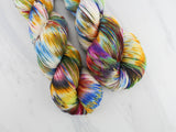 AFREMOV'S FAREWELL TO ANGER Indie-Dyed Yarn on Feather Sock - Purple Lamb