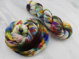 AFREMOV'S FAREWELL TO ANGER Indie-Dyed Yarn on Feather Sock - Purple Lamb
