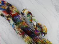 AFREMOV'S FAREWELL TO ANGER Indie-Dyed Yarn on Feather Sock - Purple Lamb