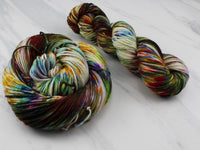 AFREMOV'S FAREWELL TO ANGER Indie-Dyed Yarn on Squoosh DK - Purple Lamb