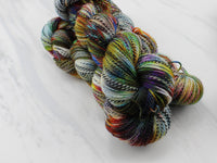 AFREMOV'S FAREWELL TO ANGER Indie-Dyed Yarn on Stained Glass Sock - Purple Lamb